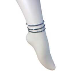 Hämatit Fußkette Classic Unisex / Damen / Herren