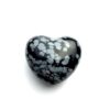 Schneeflocken-Obsidian Herz Edelstein
