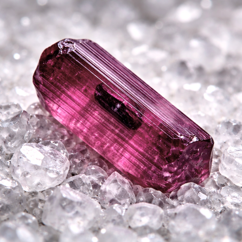 Pink Turmalin Rubellit Rohkristall