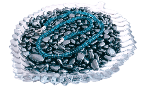 Topas auf Hämatit GemstoneEmpire