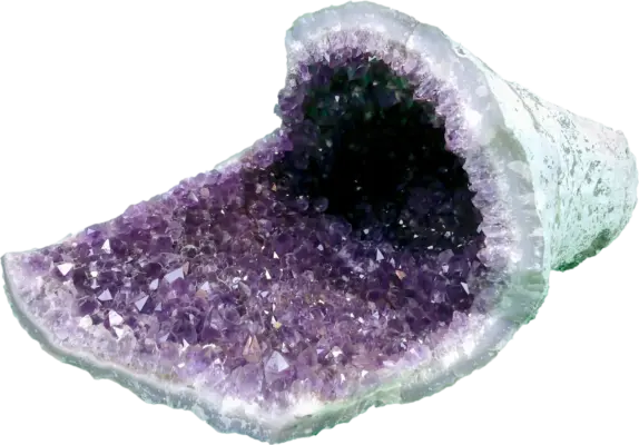 Amethyst Wirkung einer großen Druse